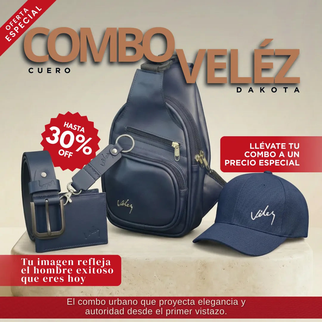 Combo Pechero Gorra Correa Billetera + llavero Vz