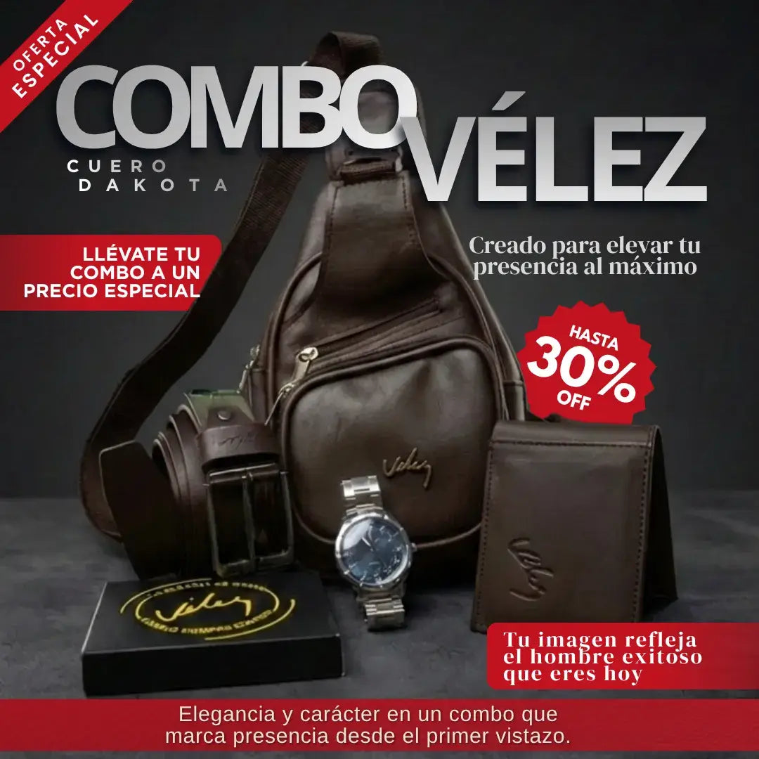 TRIO PERCHERO VELEZ + RELOJ | ESTILO Y CALIDAD