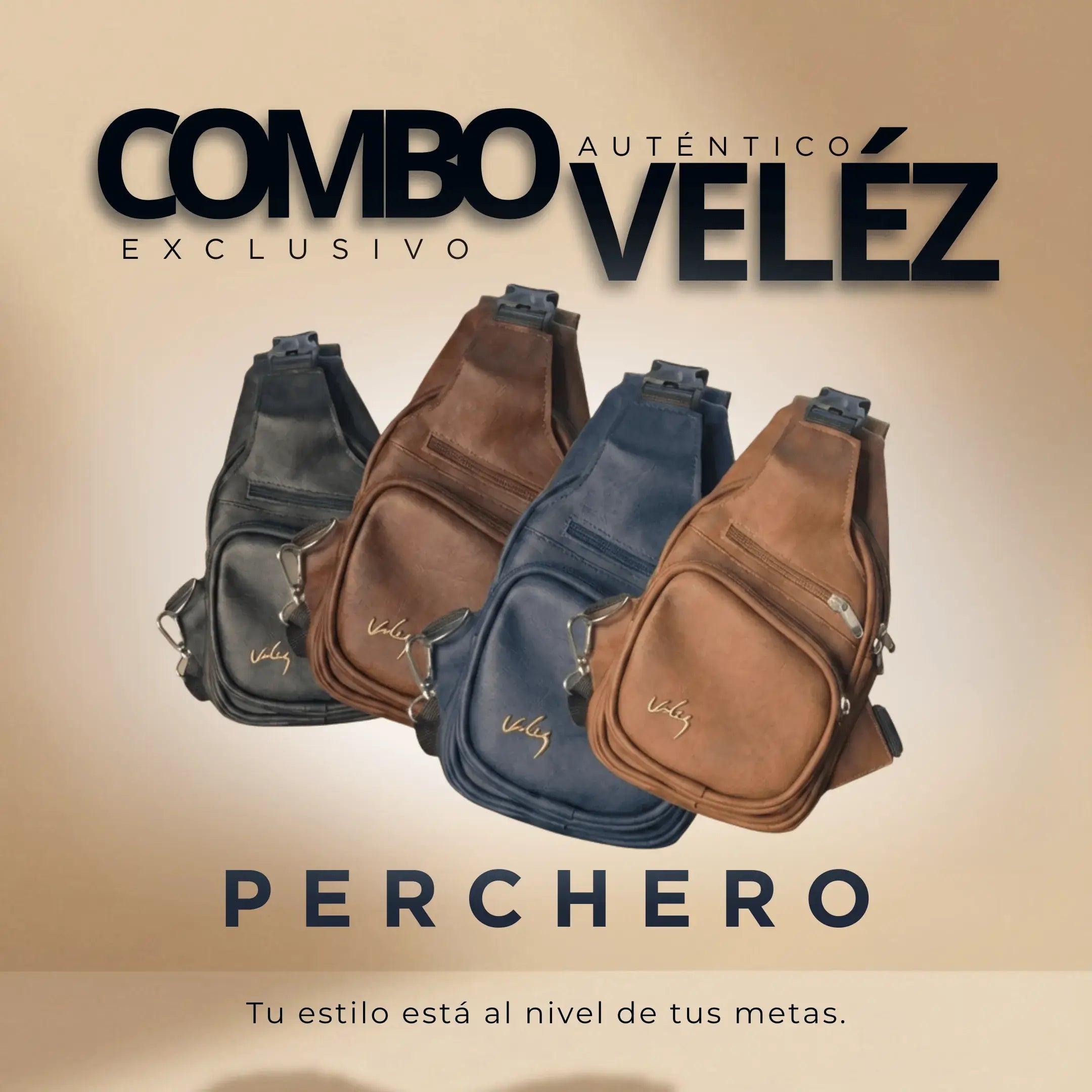 Combo Pechero Gorra Correa Billetera + llavero Vz