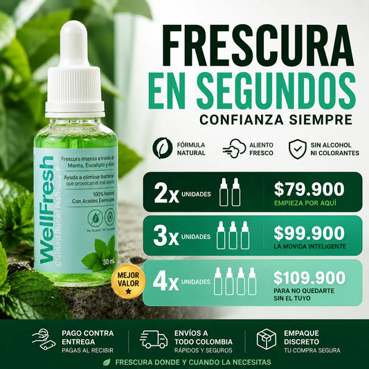 🌿 Well fresh Breatify Refrescante Bucal